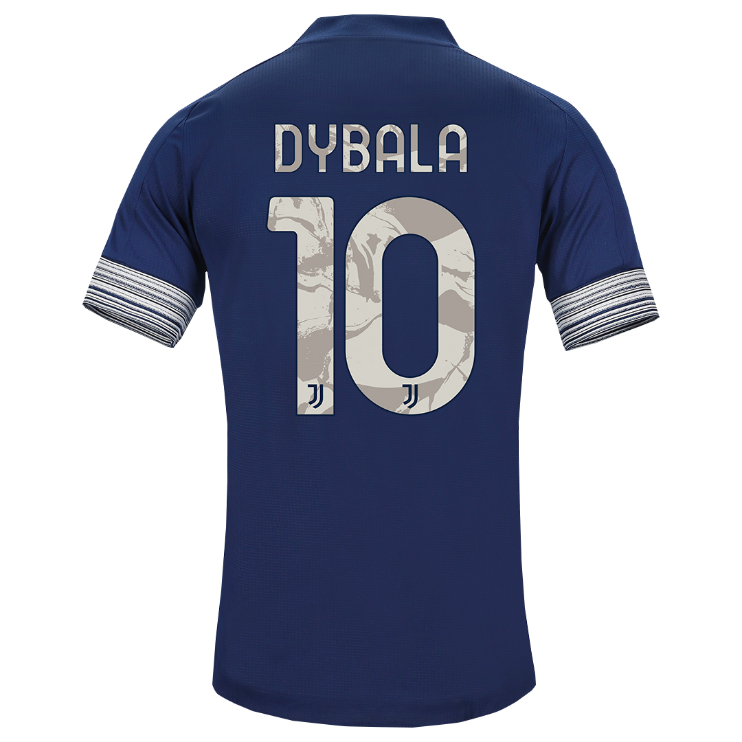 Donna Calcio Paulo Dybala #10 Kit Gara Away Oscurità Maglia 2020/21 Camicia