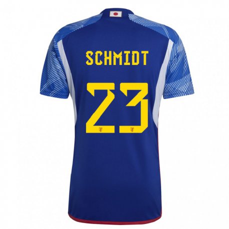 Kandiny Niño Camiseta Japón Daniel Schmidt #23 Azul Real 1ª Equipación 22-24 La Camisa