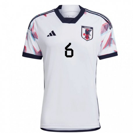 Kandiny Niño Camiseta Japón Wataru Endo #6 Blanco 2ª Equipación 22-24 La Camisa