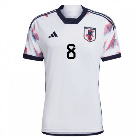 Kandiny Niño Camiseta Japón Genki Haraguchi #8 Blanco 2ª Equipación 22-24 La Camisa