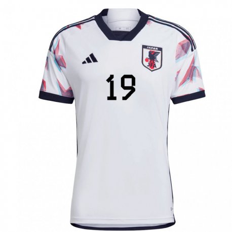 Kandiny Niño Camiseta Japón Hiroki Sakai #19 Blanco 2ª Equipación 22-24 La Camisa