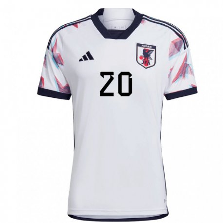 Kandiny Niño Camiseta Japón Yuta Nakayama #20 Blanco 2ª Equipación 22-24 La Camisa