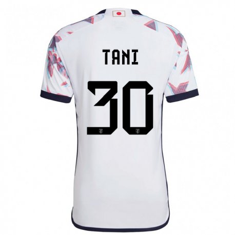 Kandiny Bambino Maglia Giappone Kosei Tani #30 Bianco Kit Gara Away 22-24 Maglietta