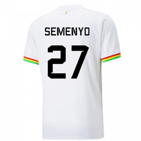 Kandiny Heren Ghanees Antoine Semenyo #27 Wit Thuisshirt Thuistenue 22-24 T-shirt België