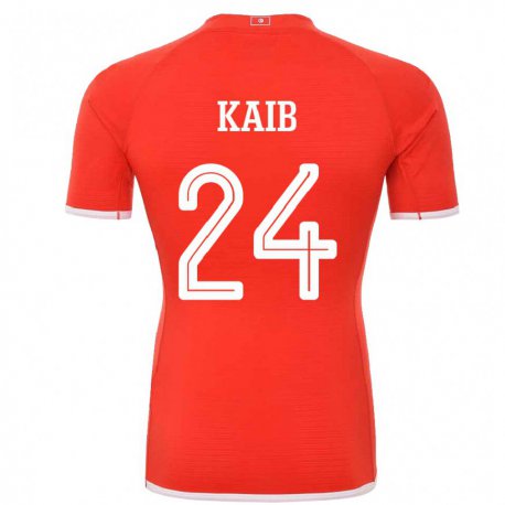 Kandiny Heren Tunesisch Rami Kaib #24 Rood Thuisshirt Thuistenue 22-24 T-shirt