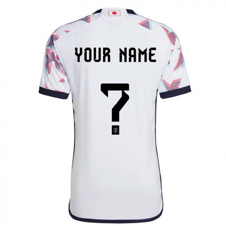 Kandiny Uomo Maglia Giappone Il Tuo Nome #0 Bianco Kit Gara Away 22-24 Maglietta