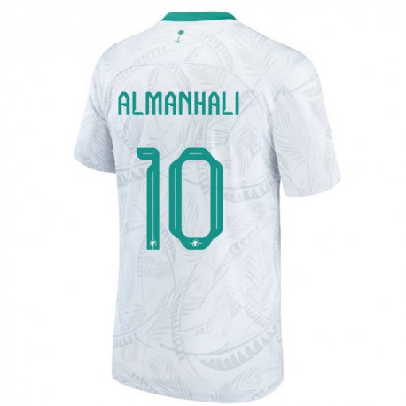 Kandiny Kinder Saudi-arabische Suwailem Almanhali #10 Weiß Heimtrikot Trikot 22-24 T-shirt Österreich