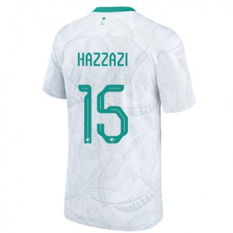 Kandiny Kinder Saudi-arabische Mohammed Hazzazi #15 Weiß Heimtrikot Trikot 22-24 T-shirt Österreich