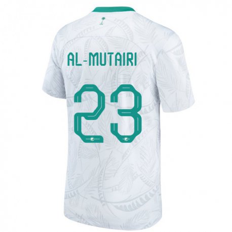 Kandiny Kinderen Saoedi-arabisch Turki Al Mutairi #23 Wit Thuisshirt Thuistenue 22-24 T-shirt België