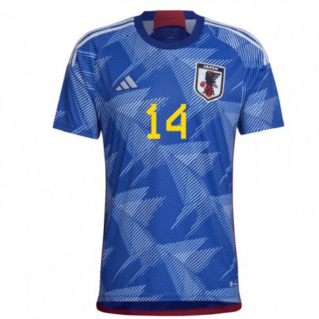 Kandiny Niño Camiseta Japón Takatora Einaga #14 Azul Real 1ª Equipación 22-24 La Camisa