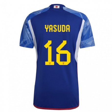 Kandiny Niño Camiseta Japón Kenshin Yasuda #16 Azul Real 1ª Equipación 22-24 La Camisa