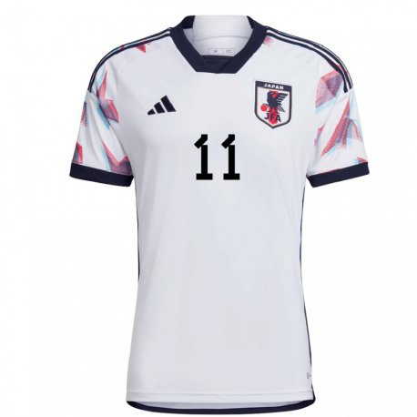 Kandiny Niño Camiseta Japón Mina Tanaka #11 Blanco 2ª Equipación 22-24 La Camisa