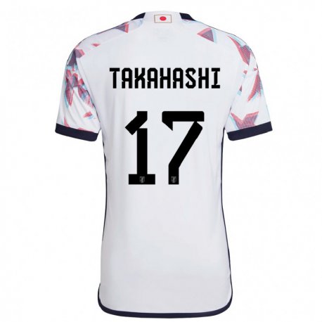 Kandiny Kinder Japanische Hana Takahashi #17 Weiß Auswärtstrikot Trikot 22-24 T-shirt Österreich