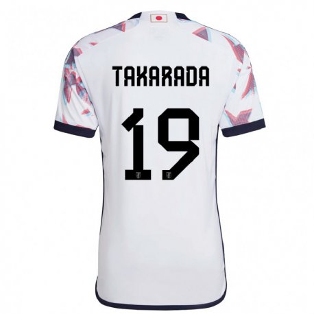 Kandiny Niño Camiseta Japón Saori Takarada #19 Blanco 2ª Equipación 22-24 La Camisa