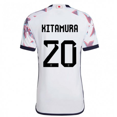 Kandiny Bambino Maglia Giappone Nanami Kitamura #20 Bianco Kit Gara Away 22-24 Maglietta