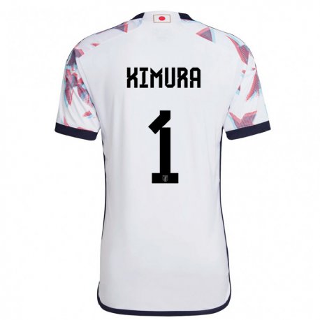 Kandiny Niño Camiseta Japón Ryoya Kimura #1 Blanco 2ª Equipación 22-24 La Camisa