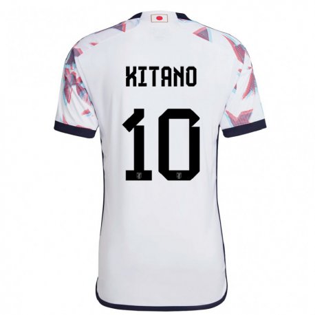 Kandiny Kinderen Japans Sota Kitano #10 Wit Uitshirt Uittenue 22-24 T-shirt