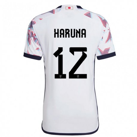 Kandiny Niño Camiseta Japón Ryusei Haruna #12 Blanco 2ª Equipación 22-24 La Camisa