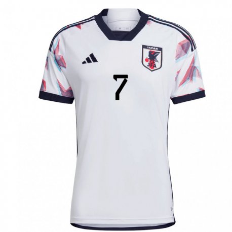 Kandiny Niño Camiseta Japón Kosuke Matsumura #7 Blanco 2ª Equipación 22-24 La Camisa