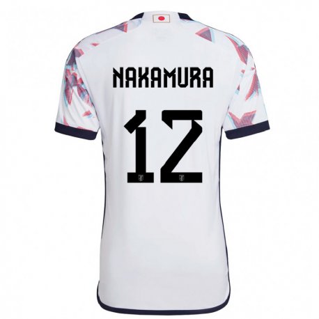 Kandiny Niño Camiseta Japón Keisuke Nakamura #12 Blanco 2ª Equipación 22-24 La Camisa