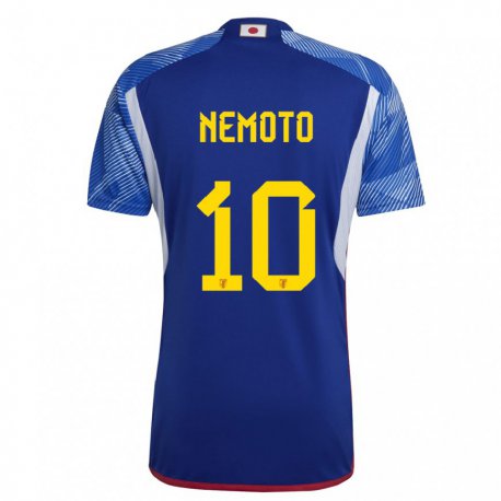 Kandiny Uomo Maglia Giappone Kotaro Nemoto #10 Blu Reale Kit Gara Home 22-24 Maglietta