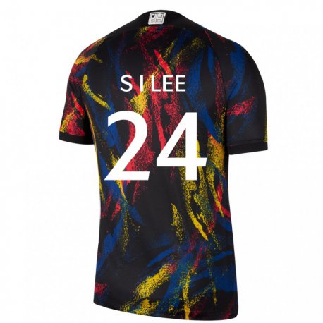 Kandiny Uomo Maglia Corea Del Sud Lee Soo In #24 Multicolore Kit Gara Away 22-24 Maglietta