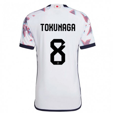 Kandiny Heren Japans Ryo Tokunaga #8 Wit Uitshirt Uittenue 22-24 T-shirt