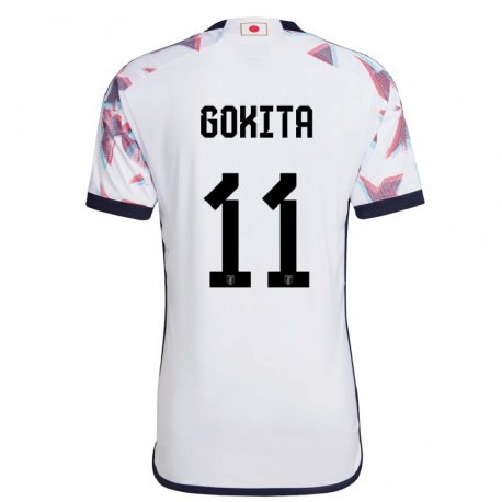 Kandiny Herren Japanische Kishin Gokita #11 Weiß Auswärtstrikot Trikot 22-24 T-shirt Österreich