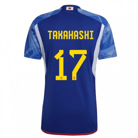 Kandiny Dames Japans Hana Takahashi #17 Koningsblauw Thuisshirt Thuistenue 22-24 T-shirt