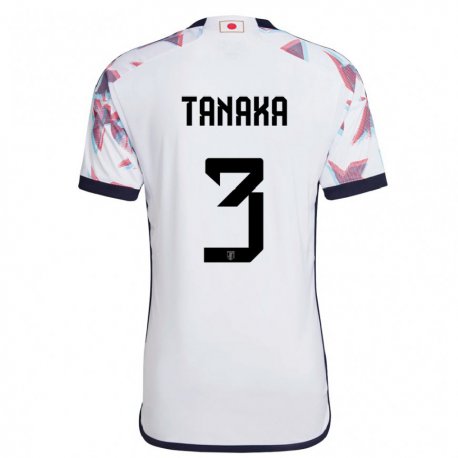 Kandiny Dames Japans Hayato Tanaka #3 Wit Uitshirt Uittenue 22-24 T-shirt