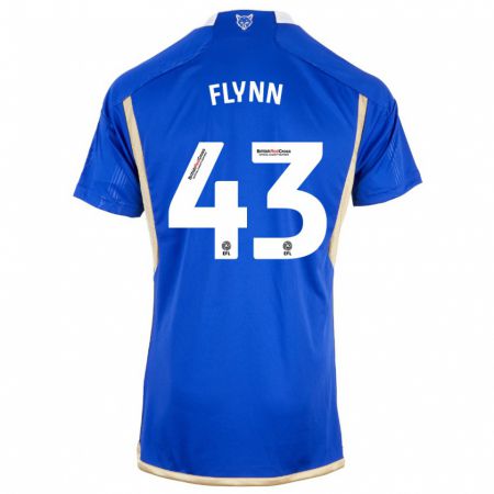 Kandiny Kinder Shane Flynn #43 Blau Heimtrikot Trikot 2023/24 T-Shirt Österreich