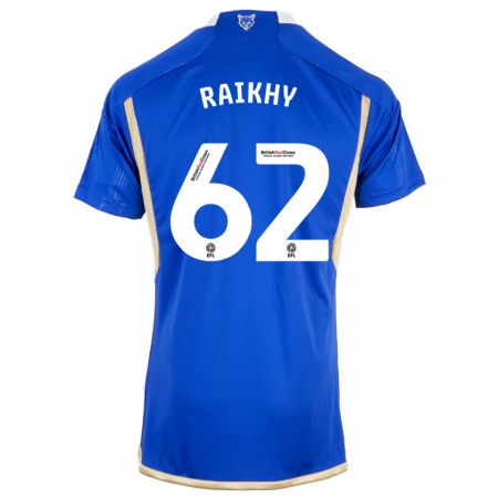 Kandiny Kinderen Arjan Raikhy #62 Blauw Thuisshirt Thuistenue 2023/24 T-Shirt België