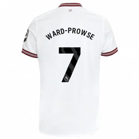 Kandiny Bambino Maglia James Ward-Prowse #7 Bianco Kit Gara Away 2023/24 Maglietta