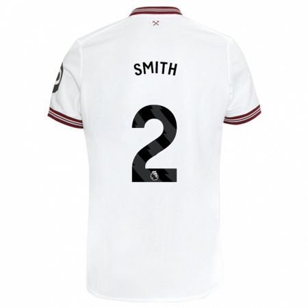 Kandiny Bambino Maglia Kirsty Smith #2 Bianco Kit Gara Away 2023/24 Maglietta