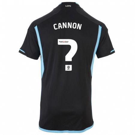 Kandiny Bambino Maglia Thomas Cannon #0 Nero Kit Gara Away 2023/24 Maglietta