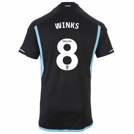 Kandiny Kinderen Harry Winks #8 Zwart Uitshirt Uittenue 2023/24 T-Shirt België