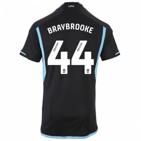 Kandiny Bambino Maglia Sammy Braybrooke #44 Nero Kit Gara Away 2023/24 Maglietta