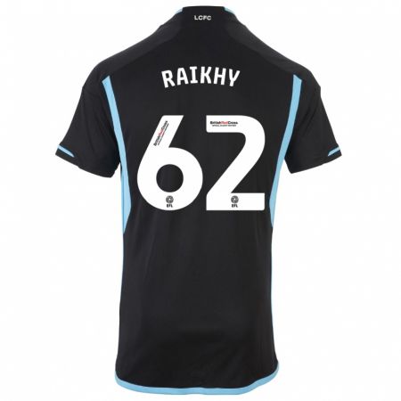 Kandiny Kinder Arjan Raikhy #62 Schwarz Auswärtstrikot Trikot 2023/24 T-Shirt Österreich