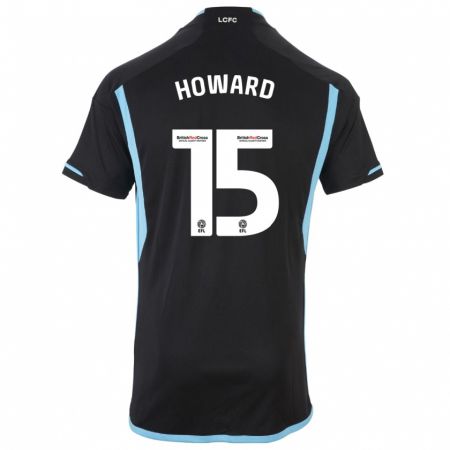 Kandiny Bambino Maglia Sophie Howard #15 Nero Kit Gara Away 2023/24 Maglietta