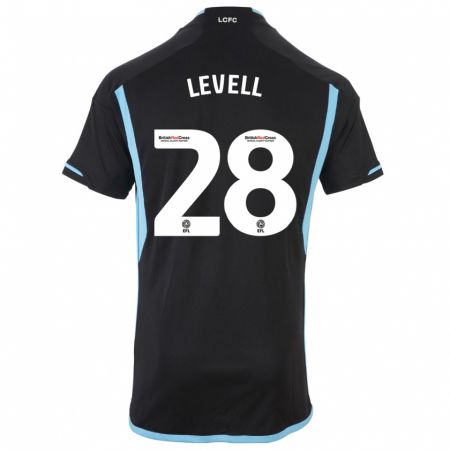 Kandiny Bambino Maglia Kirstie Levell #28 Nero Kit Gara Away 2023/24 Maglietta