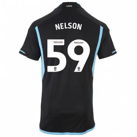 Kandiny Bambino Maglia Ronny Nelson #59 Nero Kit Gara Away 2023/24 Maglietta