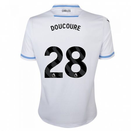 Kandiny Kinderen Cheick Doucouré #28 Wit Uitshirt Uittenue 2023/24 T-Shirt België