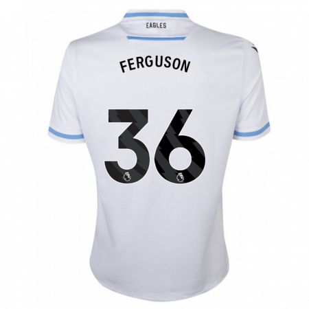 Kandiny Kinder Nathan Ferguson #36 Weiß Auswärtstrikot Trikot 2023/24 T-Shirt Österreich