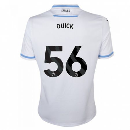 Kandiny Bambino Maglia Daniel Quick #56 Bianco Kit Gara Away 2023/24 Maglietta