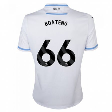 Kandiny Bambino Maglia David Boateng #66 Bianco Kit Gara Away 2023/24 Maglietta