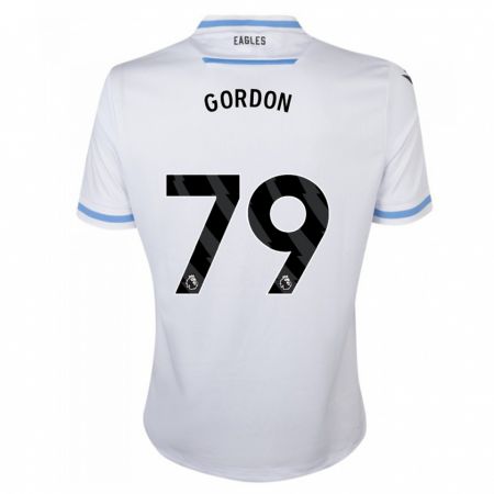 Kandiny Bambino Maglia John-Kymani Gordon #79 Bianco Kit Gara Away 2023/24 Maglietta