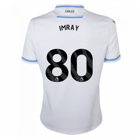 Kandiny Bambino Maglia Danny Imray #80 Bianco Kit Gara Away 2023/24 Maglietta