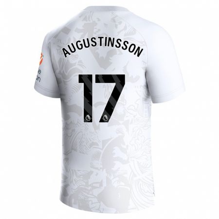 Kandiny Bambino Maglia Ludwig Augustinsson #17 Bianco Kit Gara Away 2023/24 Maglietta