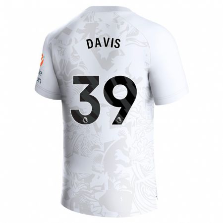 Kandiny Kinder Keinan Davis #39 Weiß Auswärtstrikot Trikot 2023/24 T-Shirt Österreich