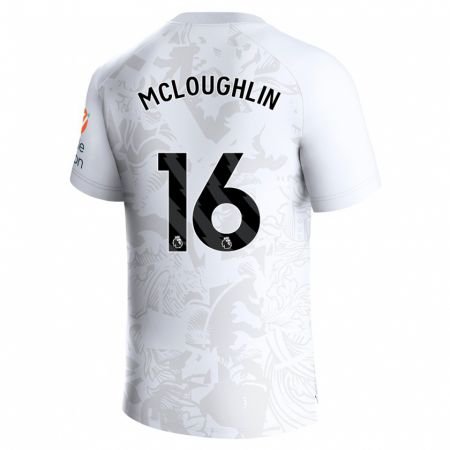 Kandiny Bambino Maglia Olivia Mcloughlin #16 Bianco Kit Gara Away 2023/24 Maglietta